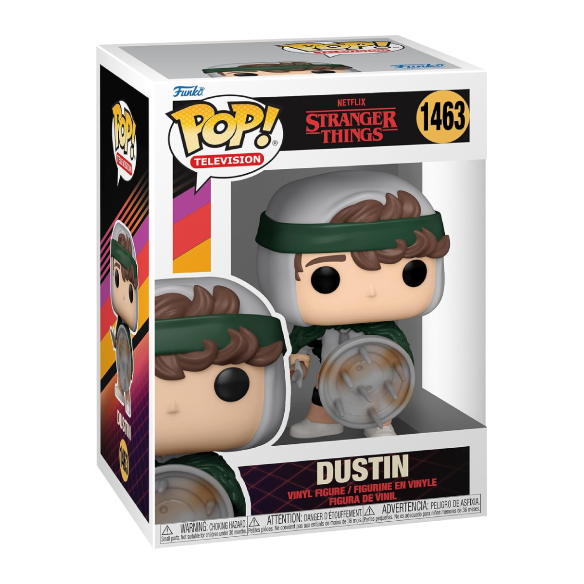 Funko Pop TV: Stranger Things S4 - Hunter Dustin Con Escudo