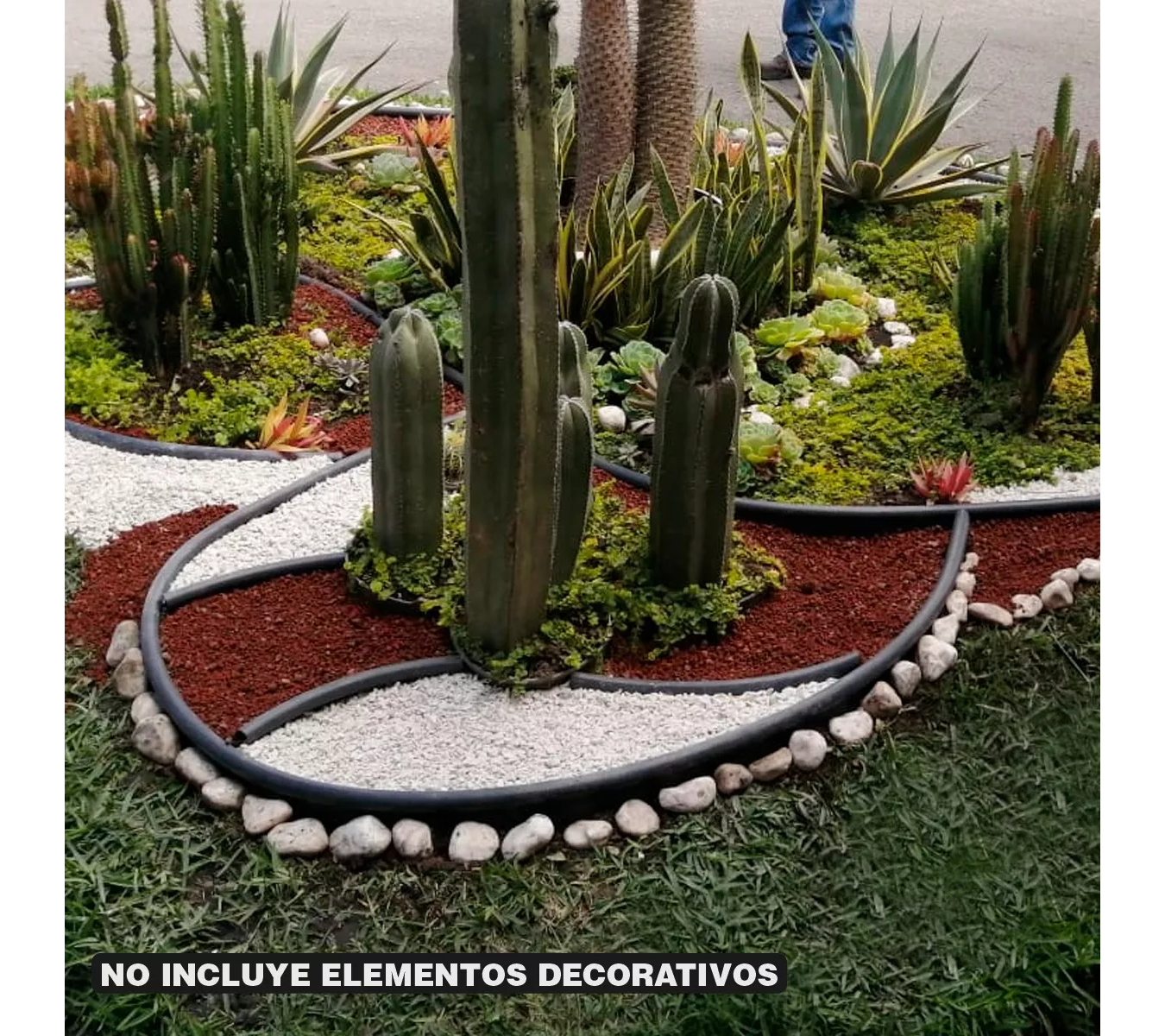 Borde Separador Para Jardin Rollo De 18m Grueso
