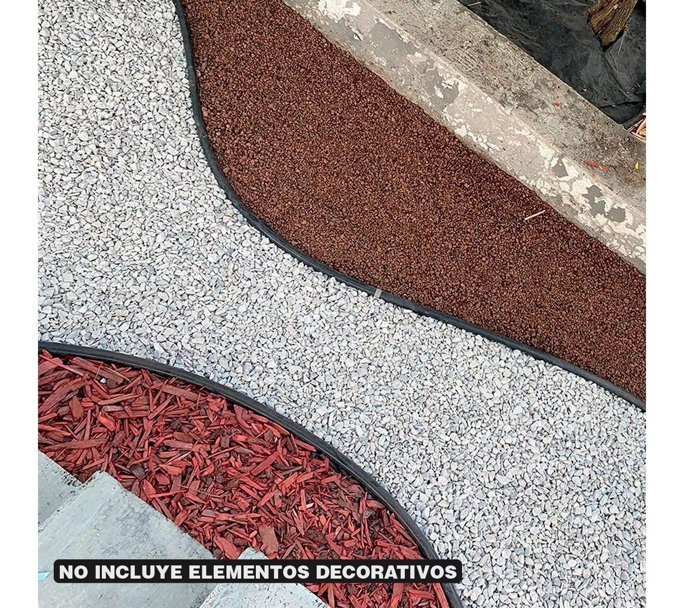 Borde Separador Para Jardin Rollo De 18m Grueso