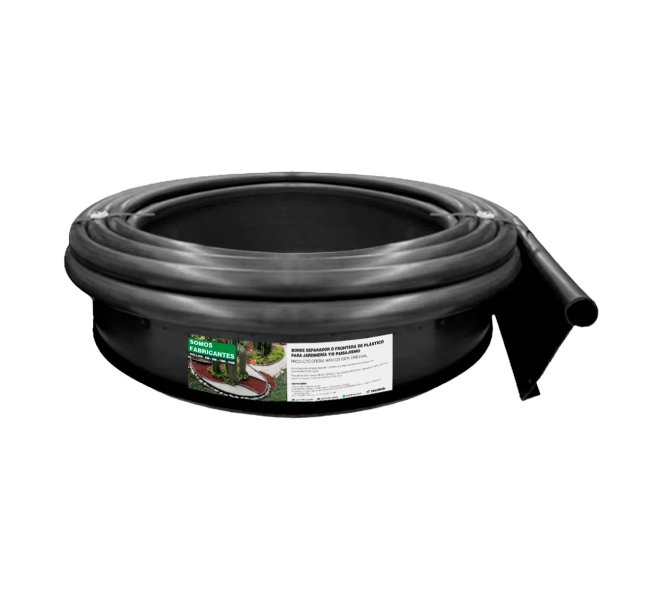 Borde Separador Para Jardin Rollo De 18m Grueso