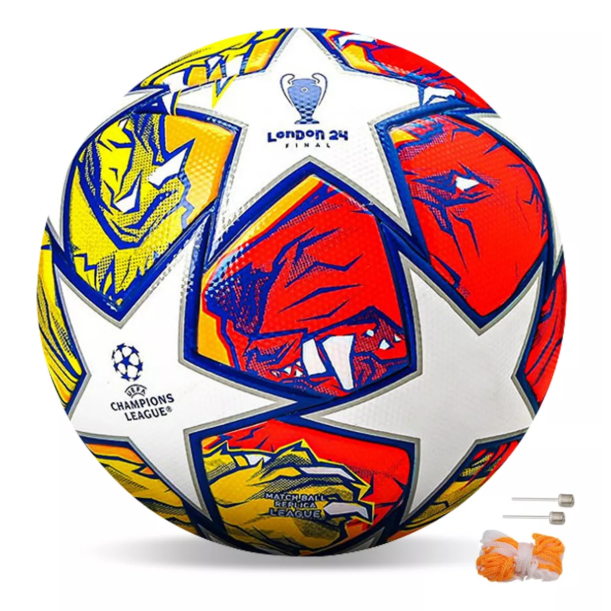 Balón Fútbol Soccer Para Entrenamiento No. 5 Estrellas pintadas