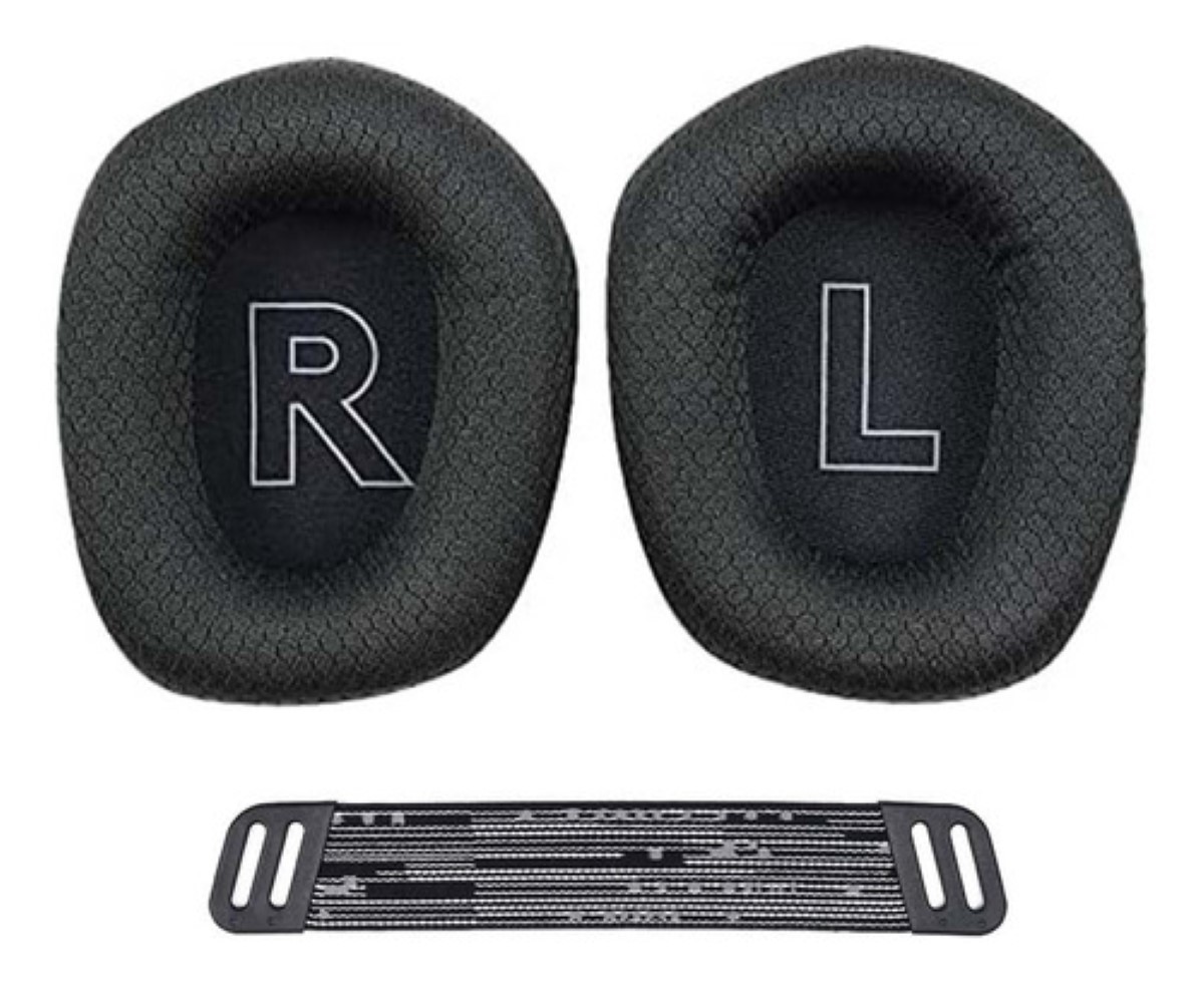 Almohadillas + Diadema Compatibles Con Logitech G733 G335 NEGRO