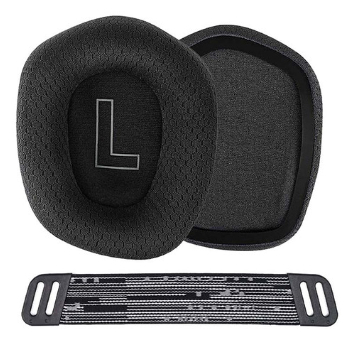 Almohadillas + Diadema Compatibles Con Logitech G733 G335 NEGRO