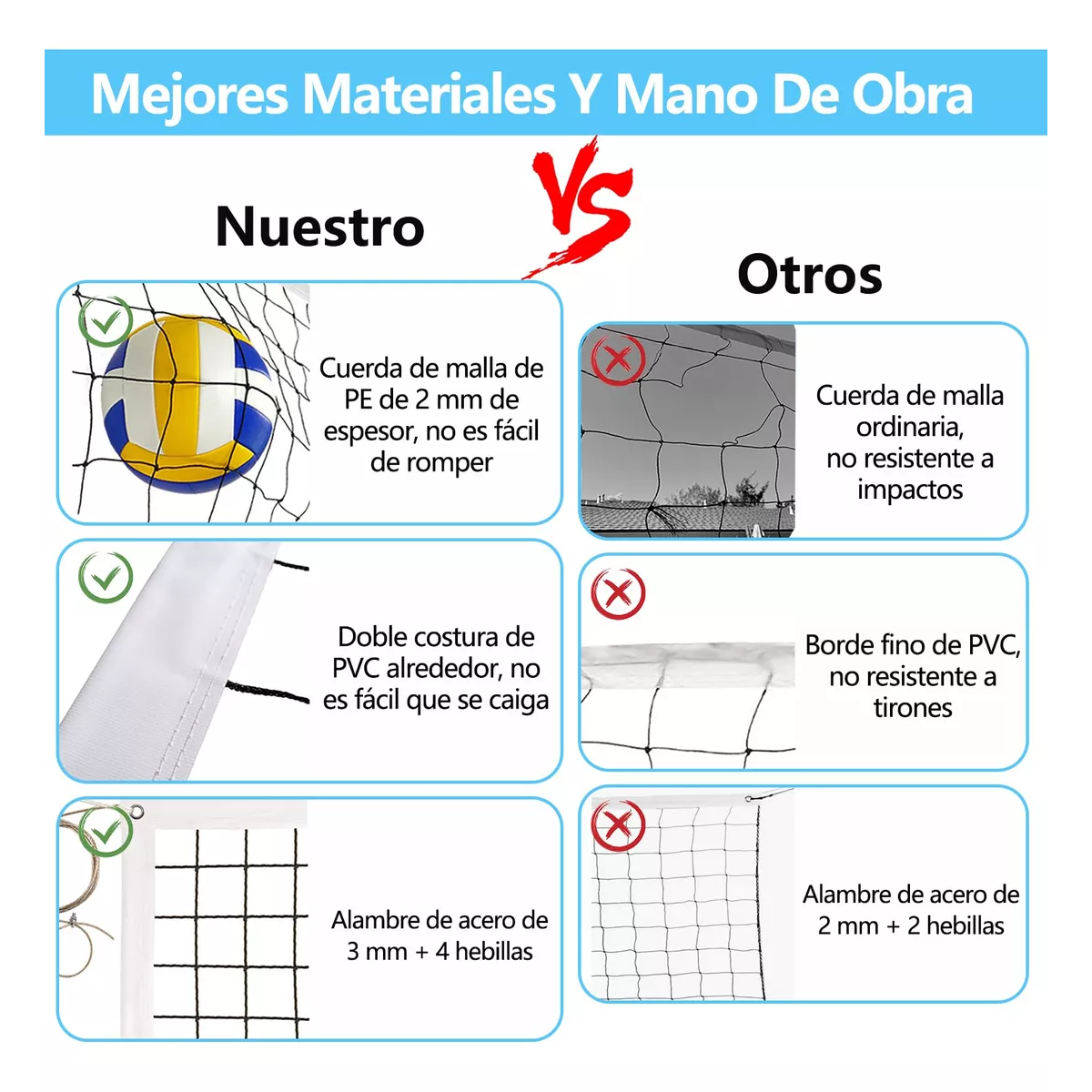 Kit Red Voleibol Inflador, Balon Y Valvula Accesorios