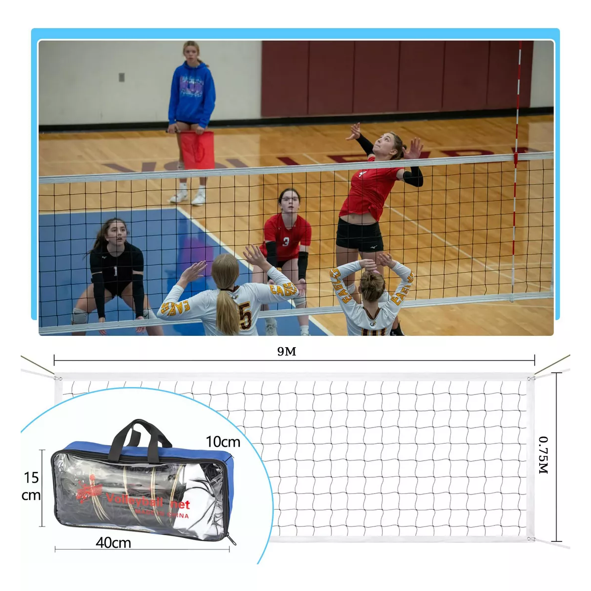 Kit Red Voleibol Inflador, Balon Y Valvula Accesorios