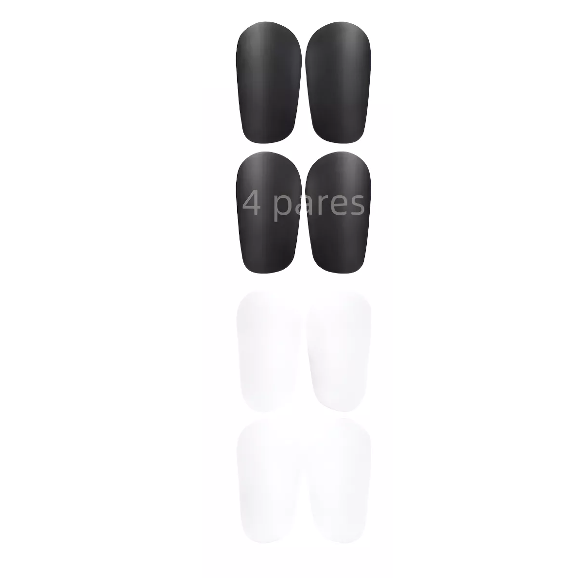 2 Pares Mini Espinilleras Protector Futbol Deportes 10cm