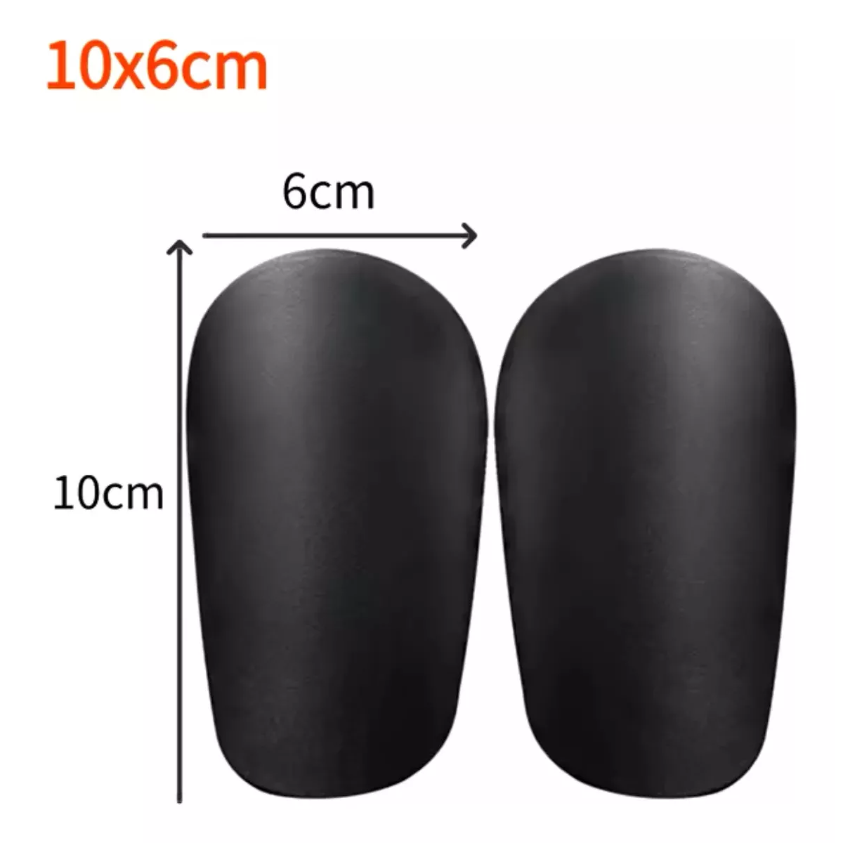 2 Pares Mini Espinilleras Protector Futbol Deportes 10cm