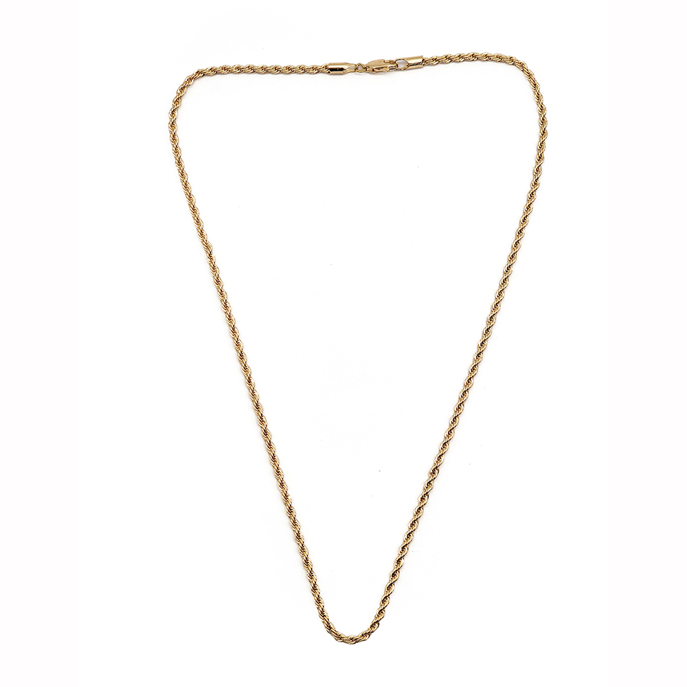 Cadena Torzal Oro Laminado Moon