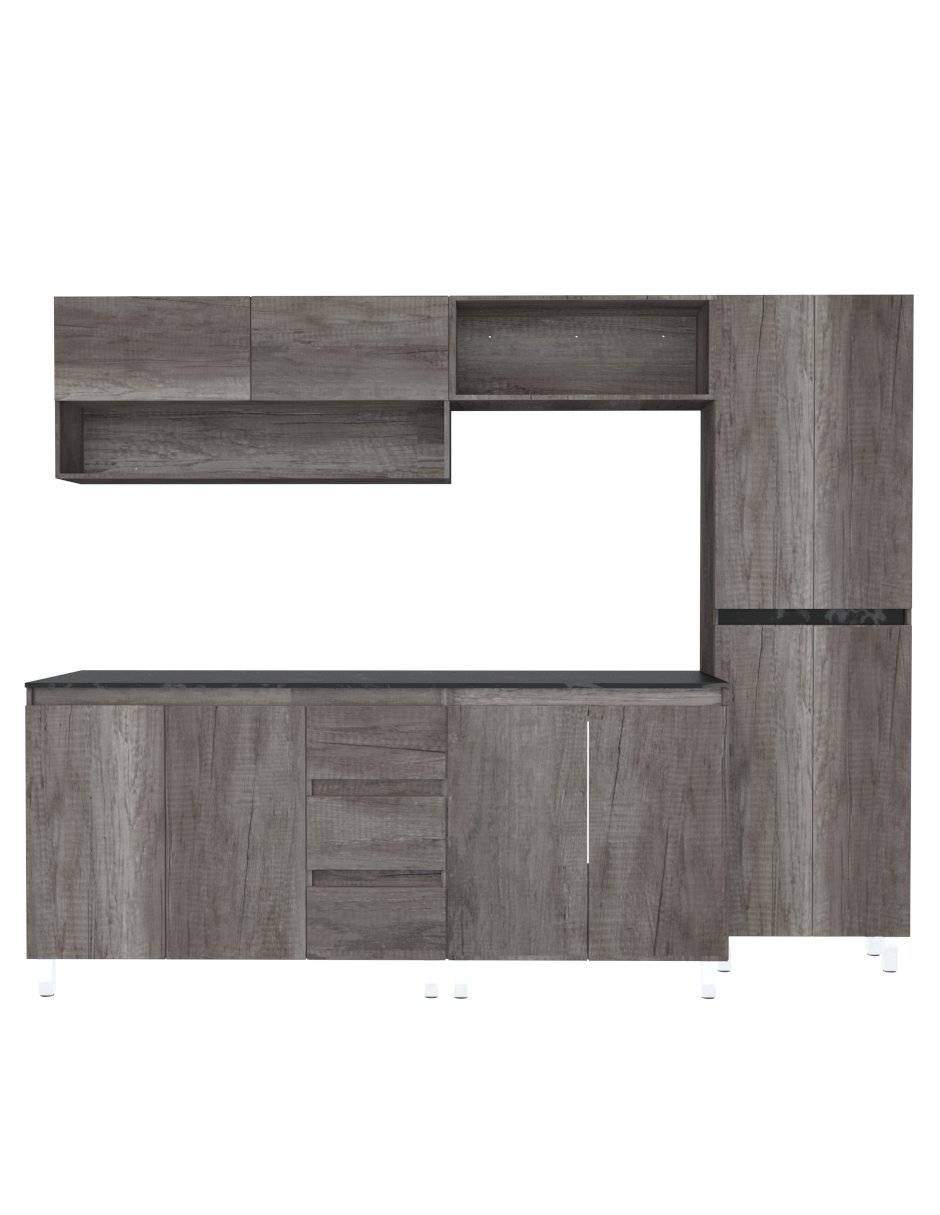 Cocina Integral ORQUIDIA Premium Para Tarja Minimalista
