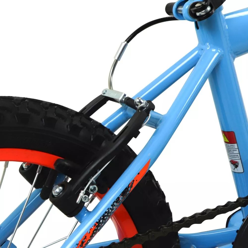 Bicicleta Infantil Wolf Bmx R16 1v Ruedas Laterales Frenos V