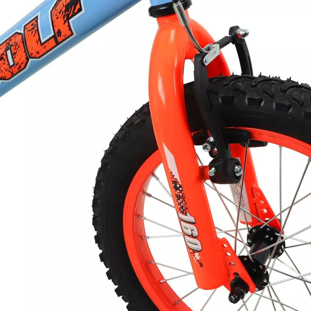 Bicicleta Infantil Wolf Bmx R16 1v Ruedas Laterales Frenos V