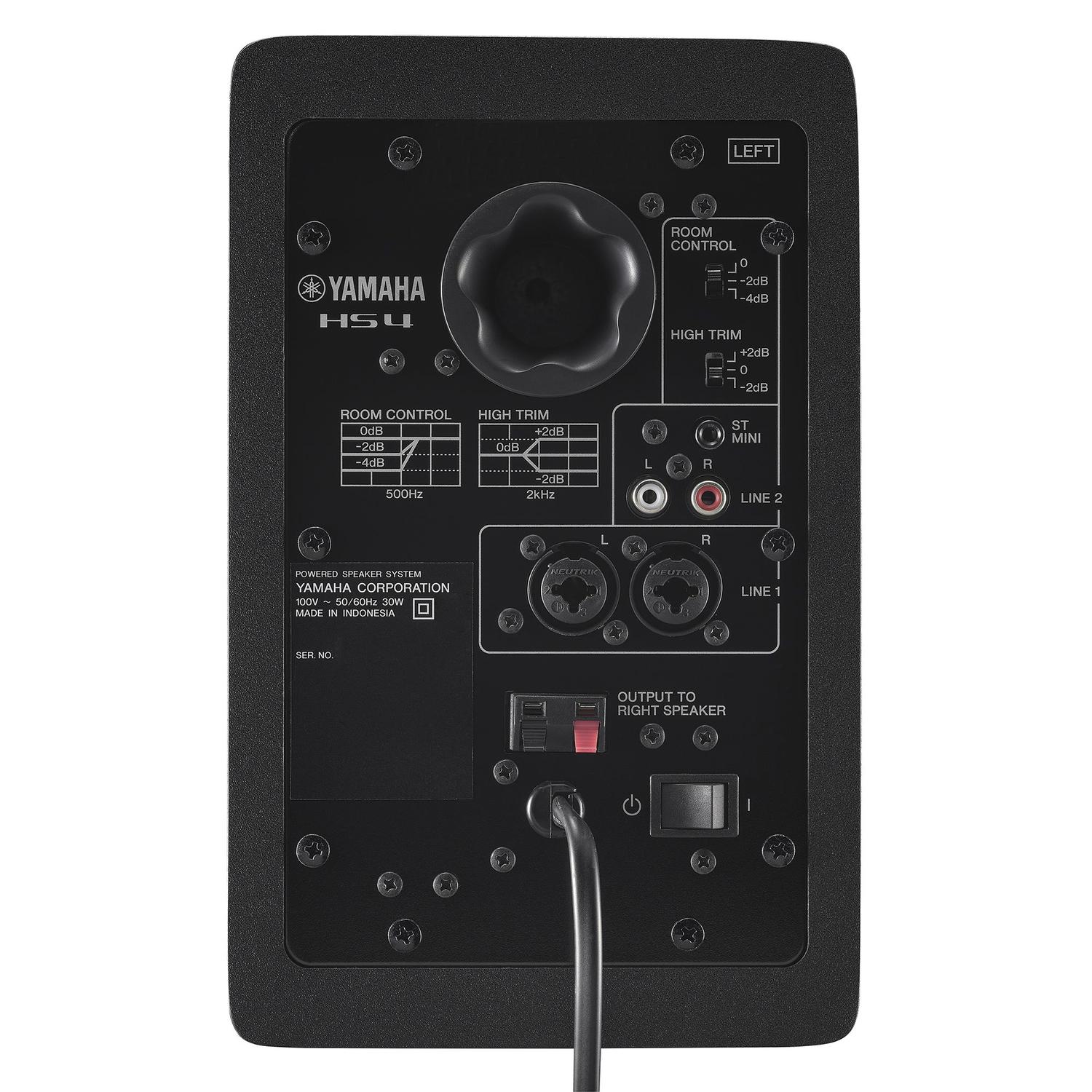 Yamaha Hs4 Par de Monitores de Estudio 4.5'' Activos 2 Vias