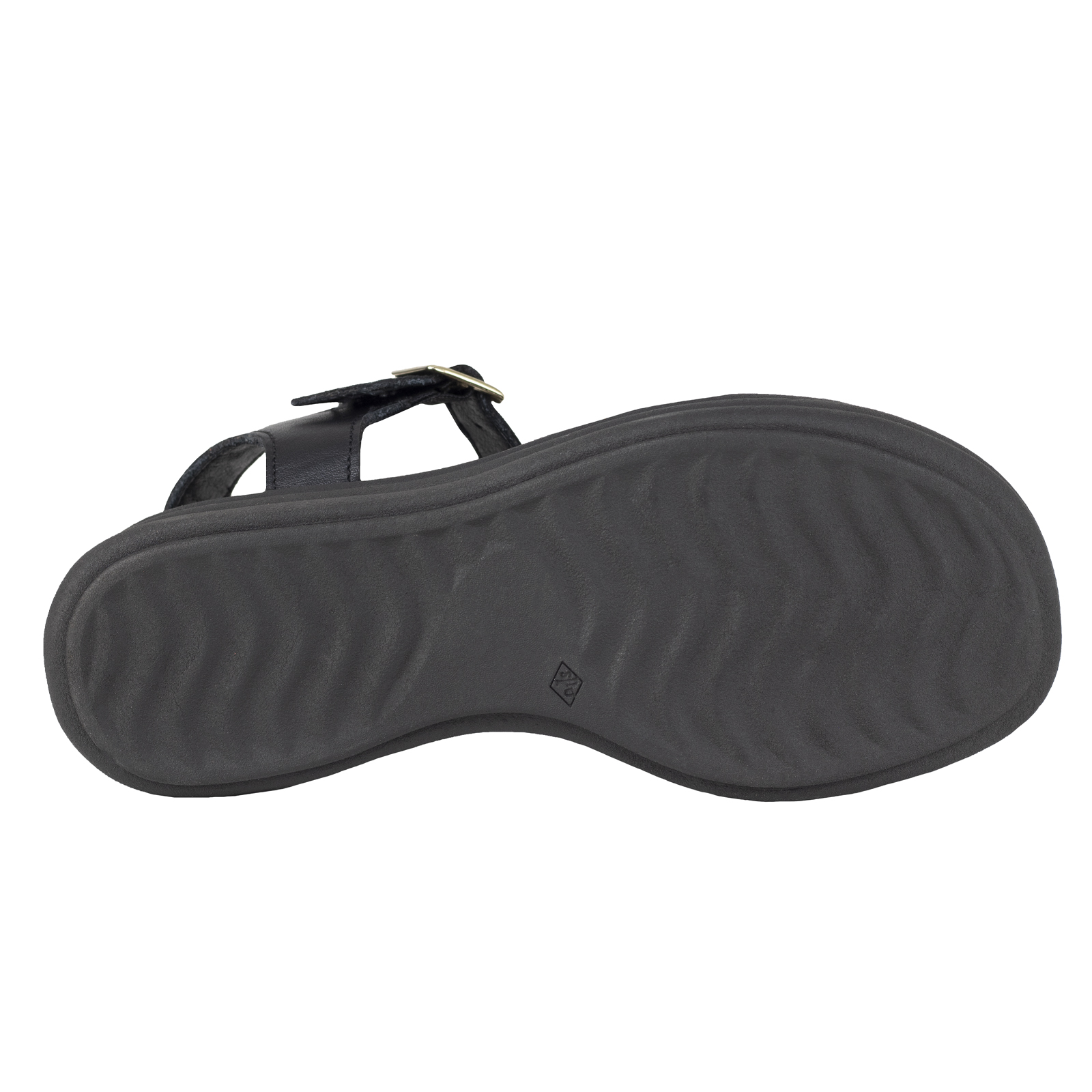 Sandalia Negra De Mujer Casual Verde Tabaco 6041 Plataforma