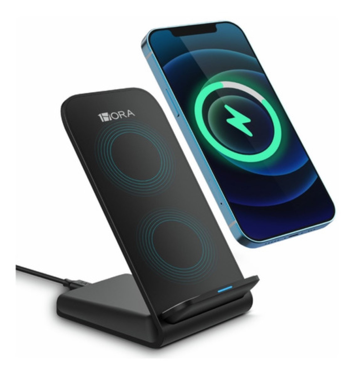 Cargador inalámbrico 15W, Soporte del Celular, para iPhone 11/12