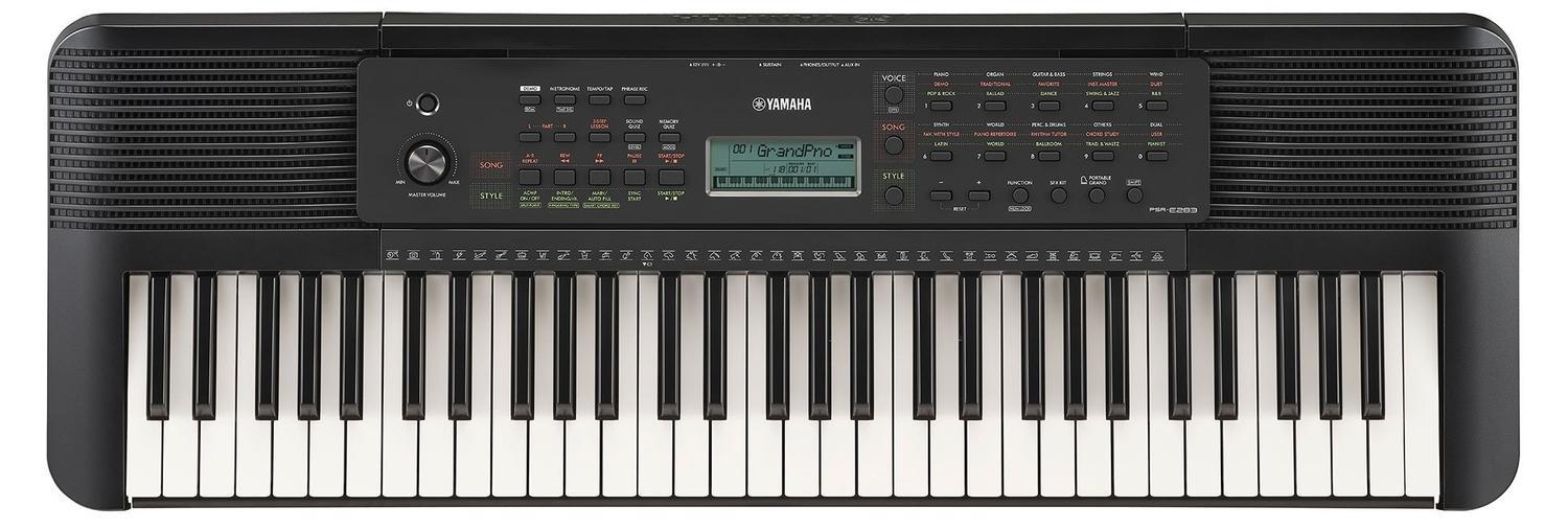Paquete de Teclado Yamaha Psre283 con Banco, Base y Funda.