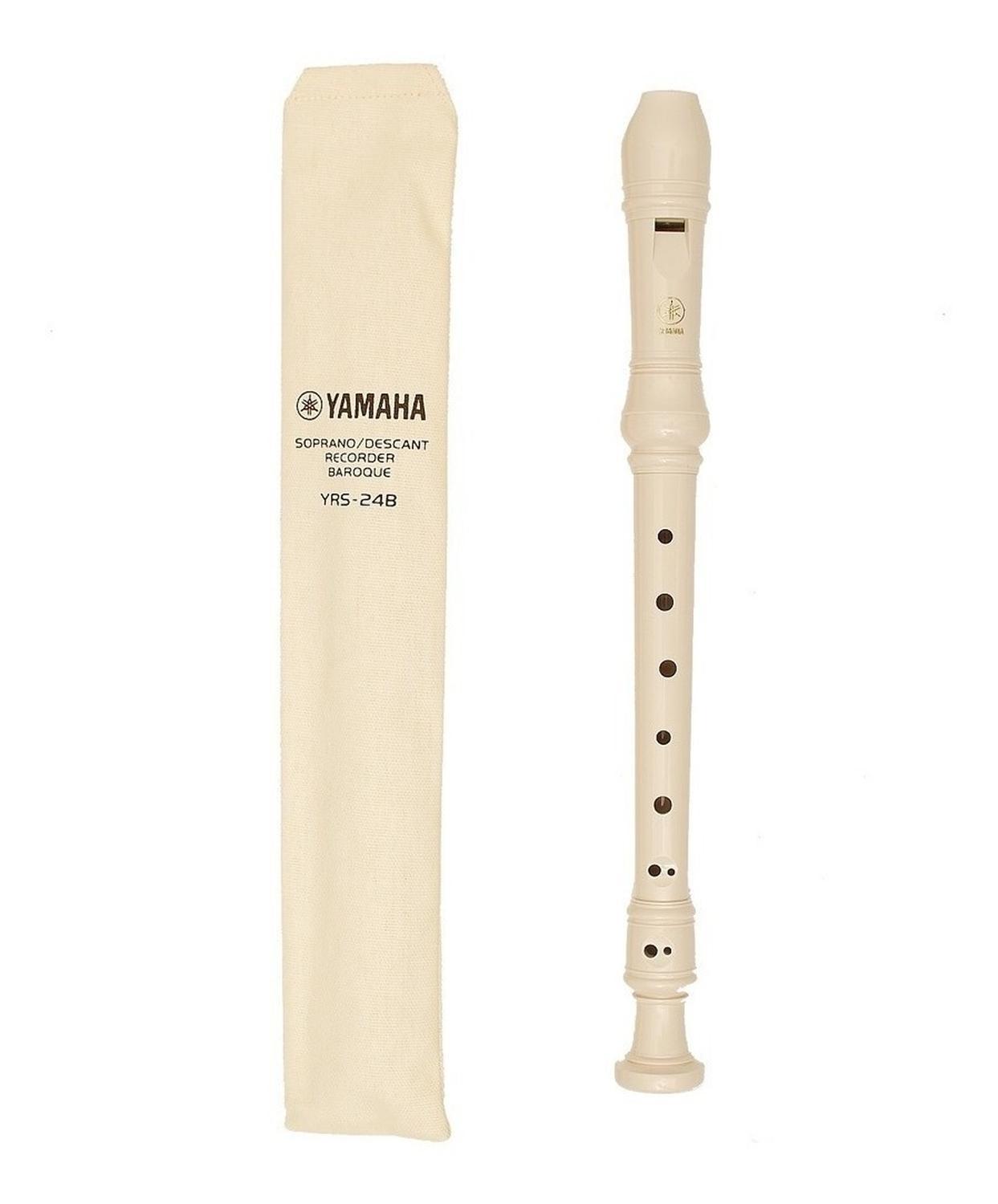 Yamaha Flauta Dulce Soprano Escolar Con Funda.