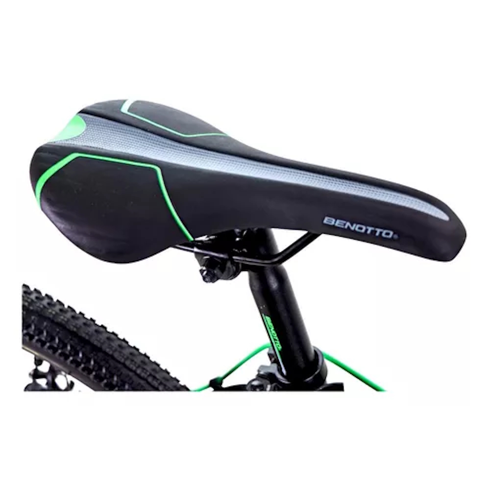 Bicicleta Benotto Xc-5000 Alum R26 21v Sunrace Ddm Negra Med