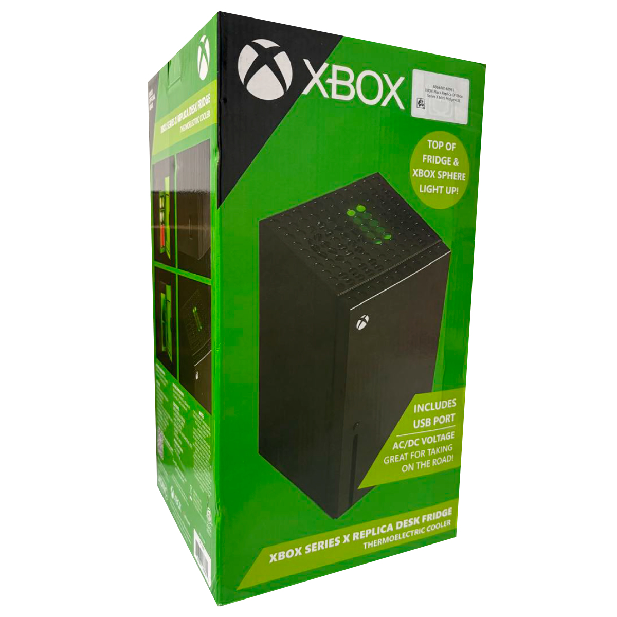 Frigobar Xbox Series X Replica Mini refrigerador termoeléctrico  Capacidad para hasta 8 latas UKONIC