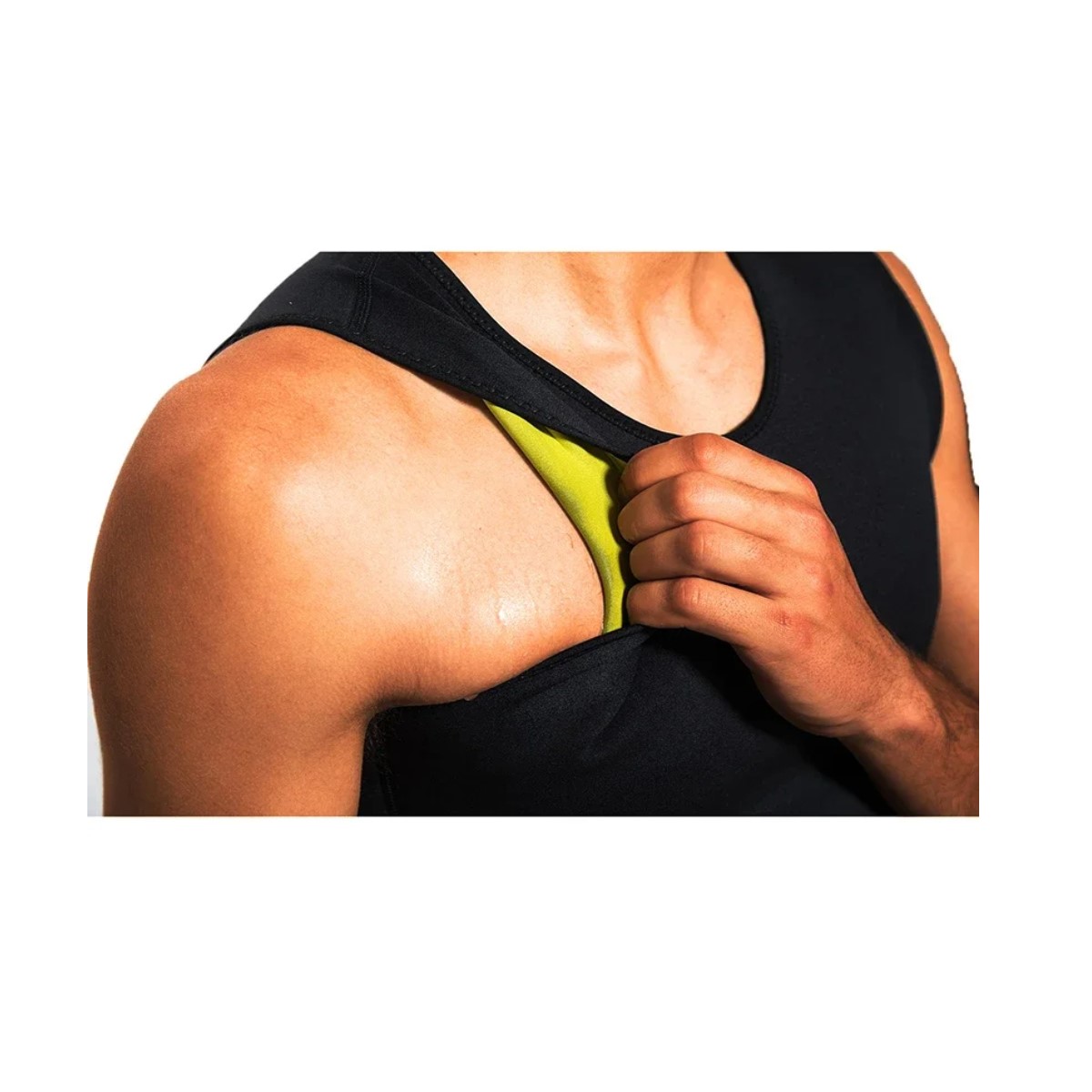 Chaleco sauna hombre entrenador cintura moldeadores cuerpo adelgazantes ropa interior quemar grasa