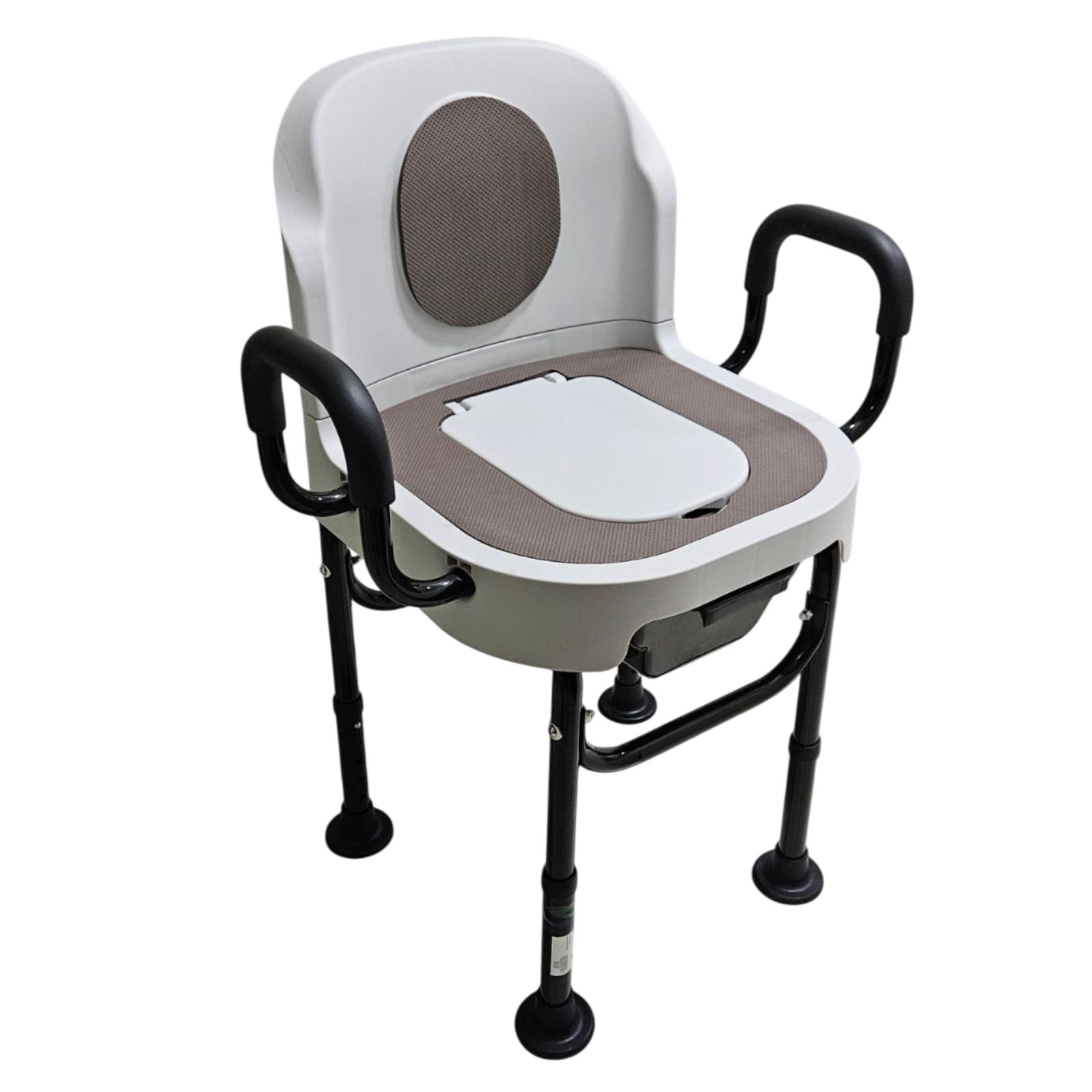 Silla De Baño Ducha Con Comodo Cuadrado Con Tapa