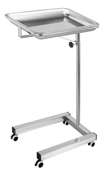 Mesa Mayo Tubular Charola Acero Inoxidable Ajustable Nanofort