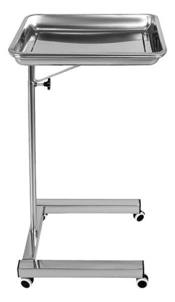 Mesa Mayo Tubular Charola Acero Inoxidable Ajustable Nanofort