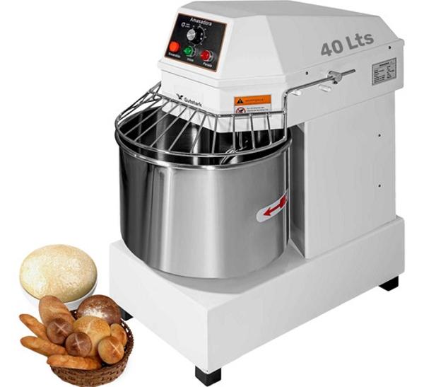 Amasadora Industrial Comercial 40 Litros 15kg 1500w 246rpm Gutstark Home