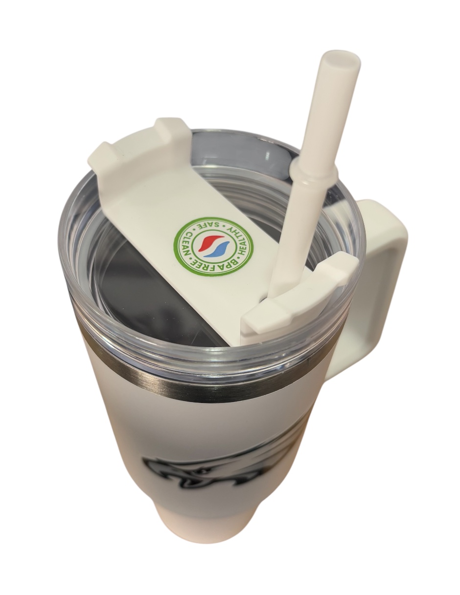 Termo de acero inoxidable Fartmex color blanco NFL Philadelphia Eagles 30 Oz
