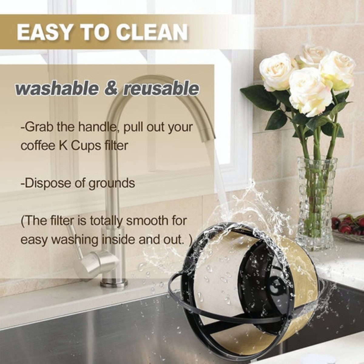 Filtro Canasta Para Cafeteras De 10 A 12 Tazas NEGRO CAFE 