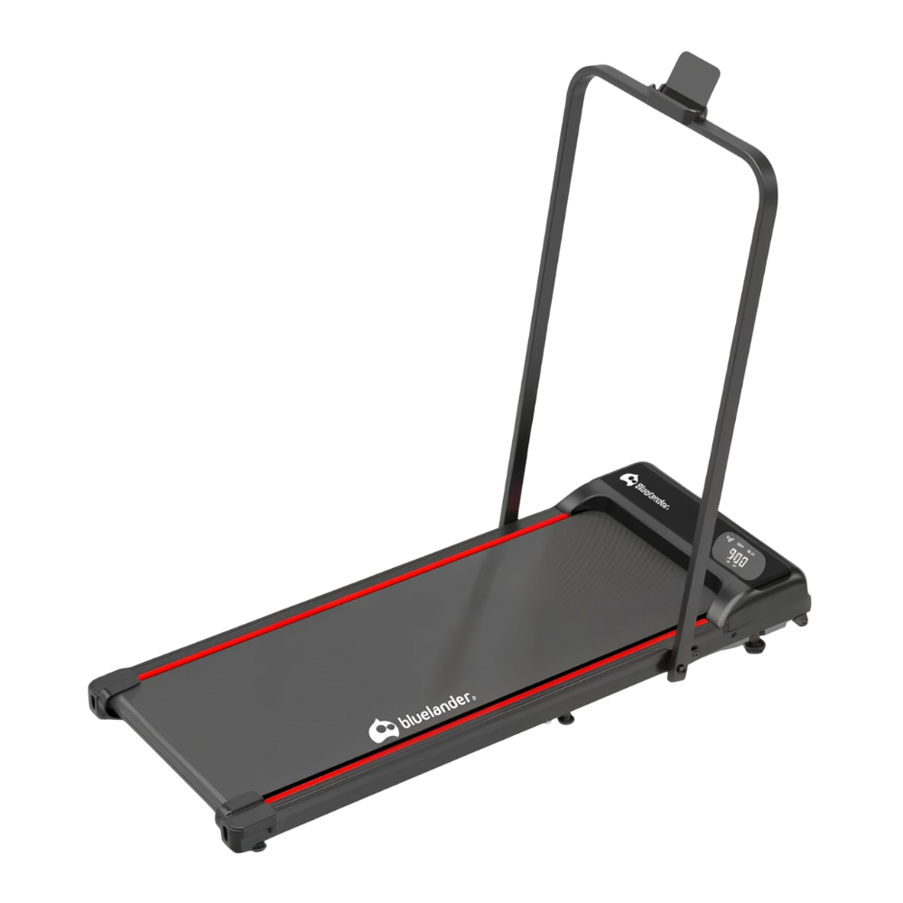 Caminadora Eléctrica con Asa y Pantalla Digital Plegable Portátil de 110 V Bluelander 