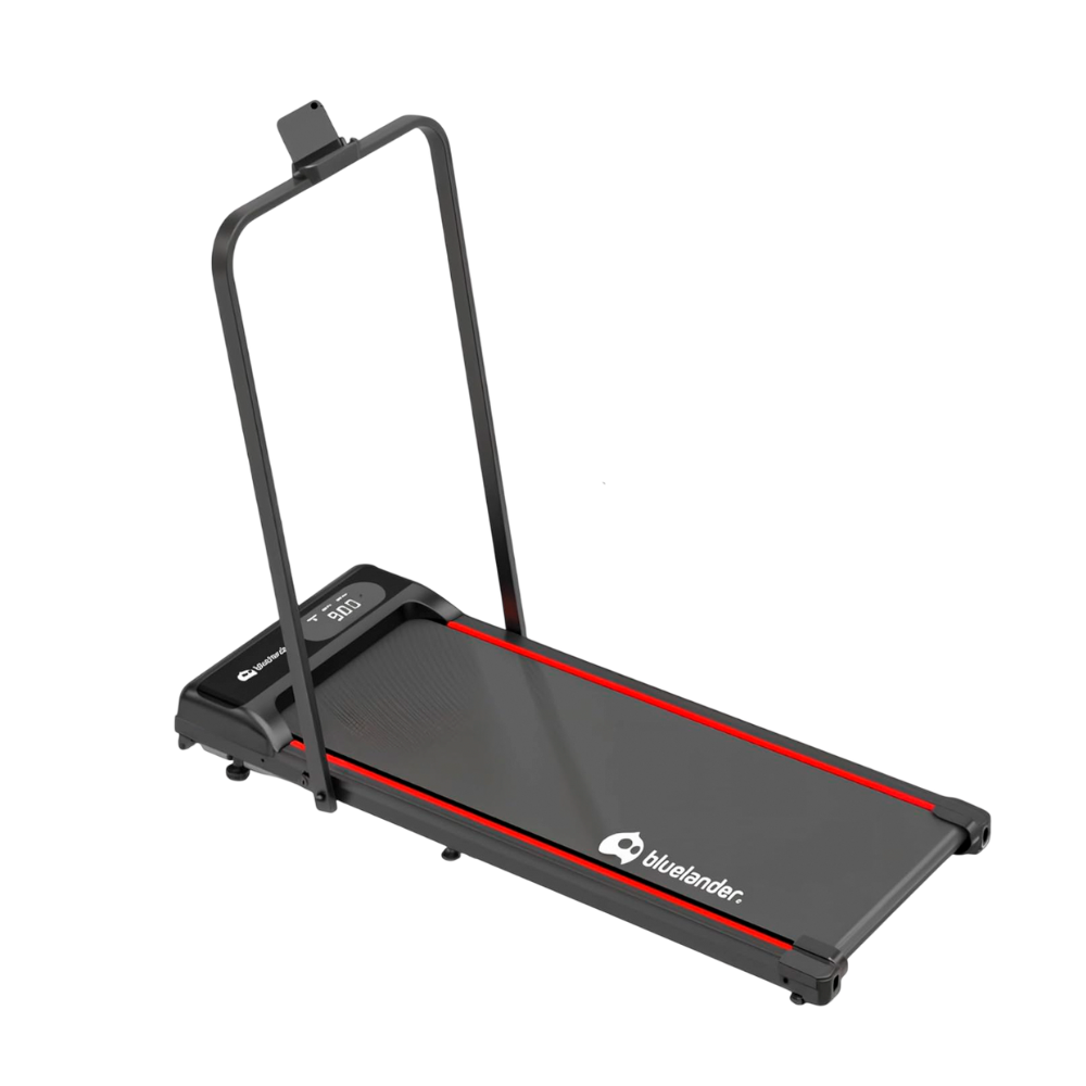 Caminadora Eléctrica con Asa y Pantalla Digital Plegable Portátil de 110 V Bluelander 