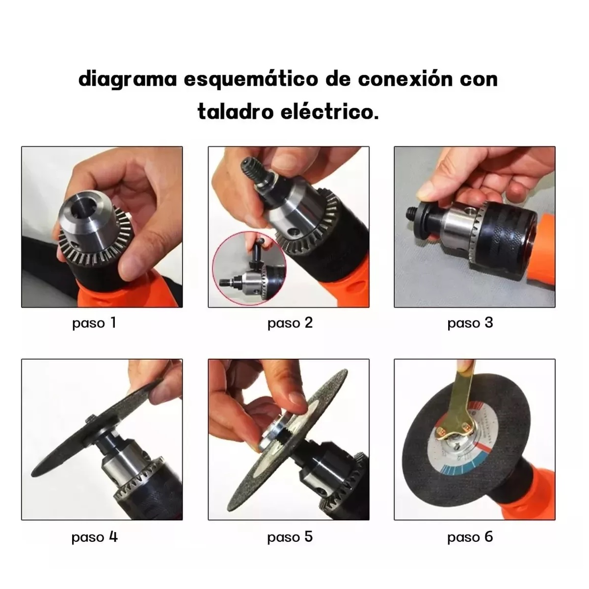 Kit  AccesoriosTaladro Esmeriladora Pulidora Cortadora Discos 15 Pzs
