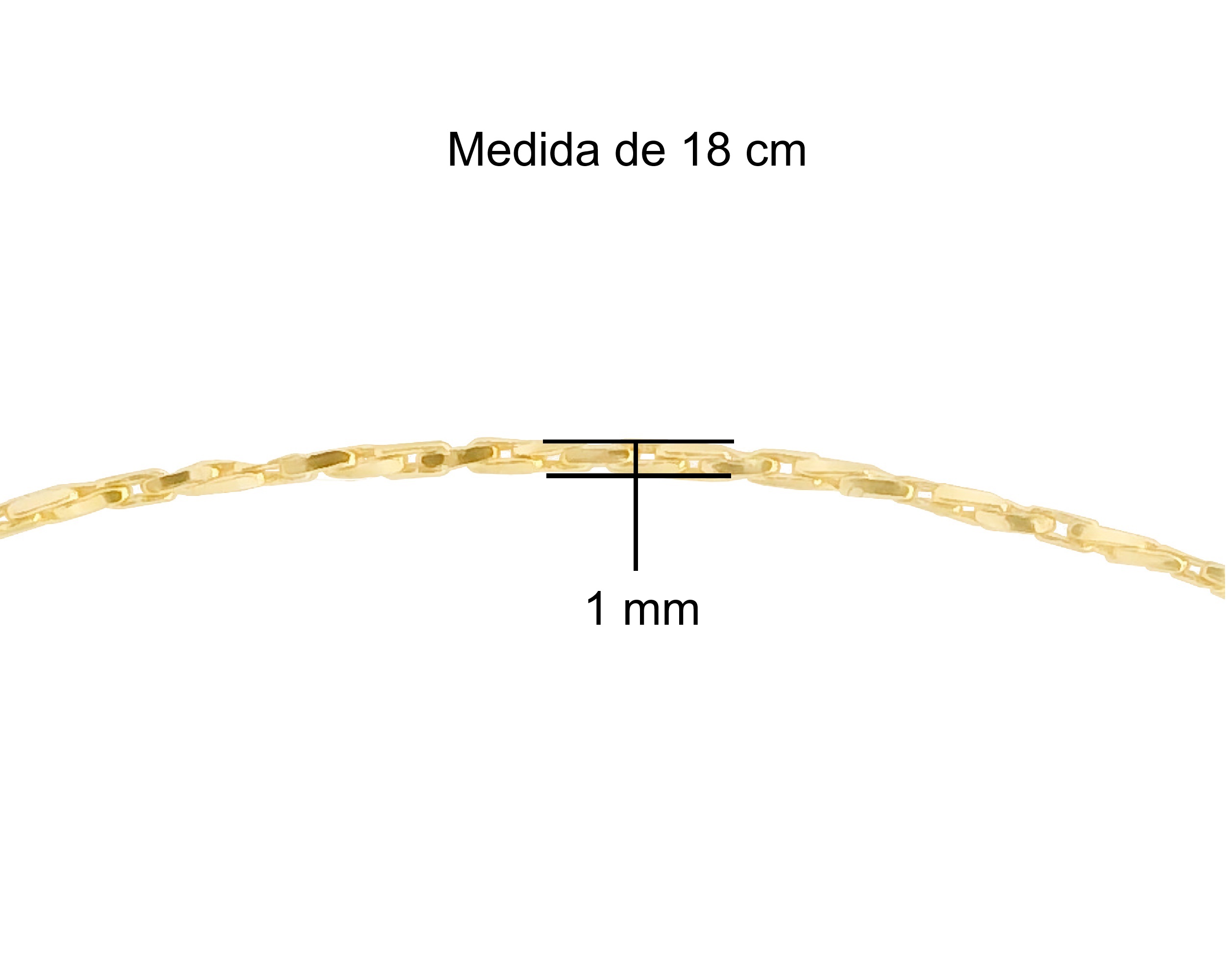Pulsera Oro 10K Horoz Tejido Twist 18cm Si270