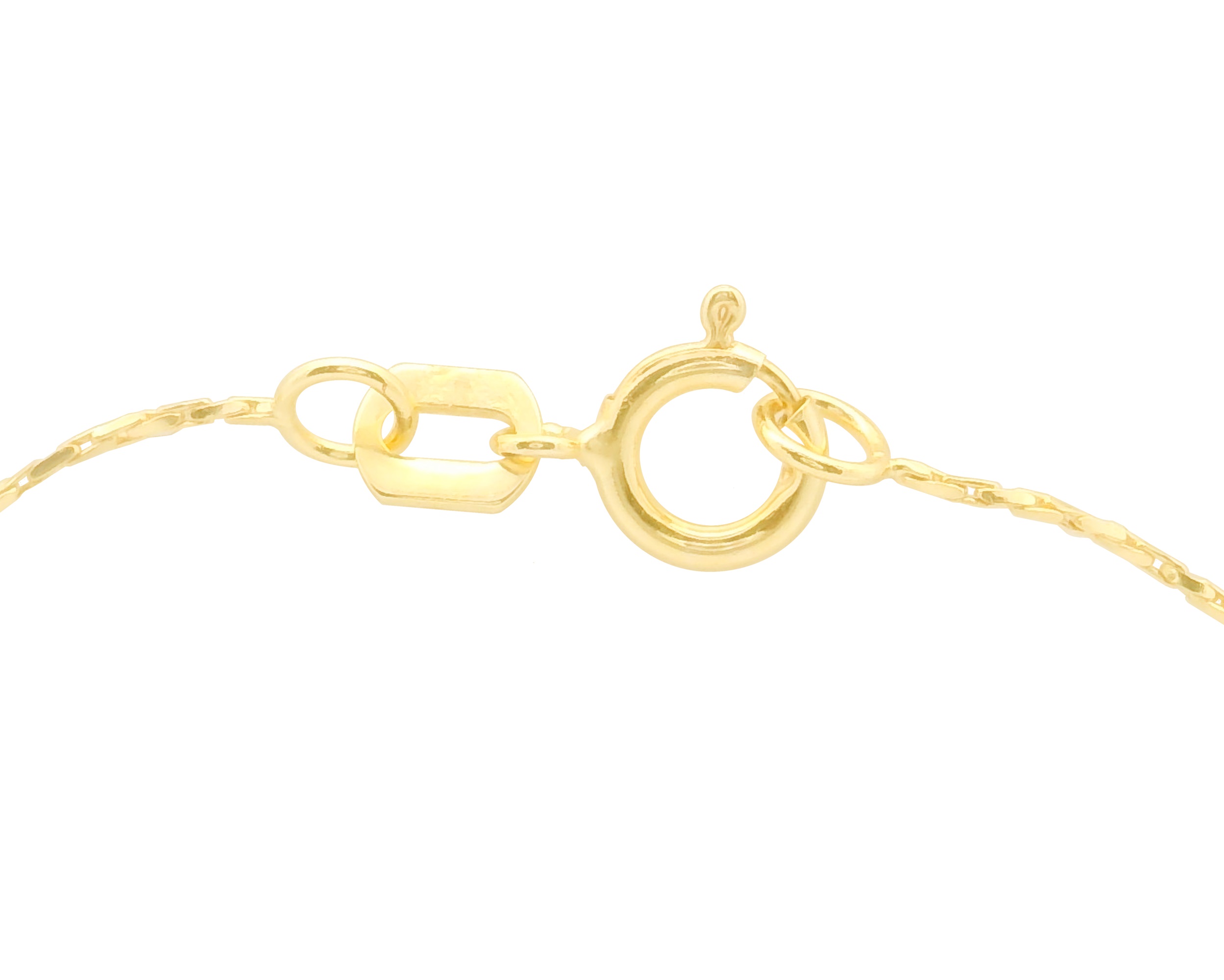 Pulsera Oro 10K Horoz Tejido Twist 18cm Si270
