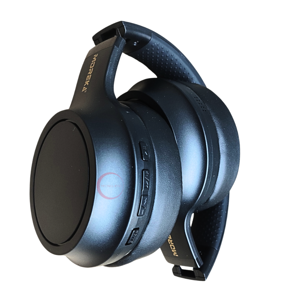 Audífonos Bluetooth 5.4 Moreka con Cancelación de Ruido y 19 Horas de Duración