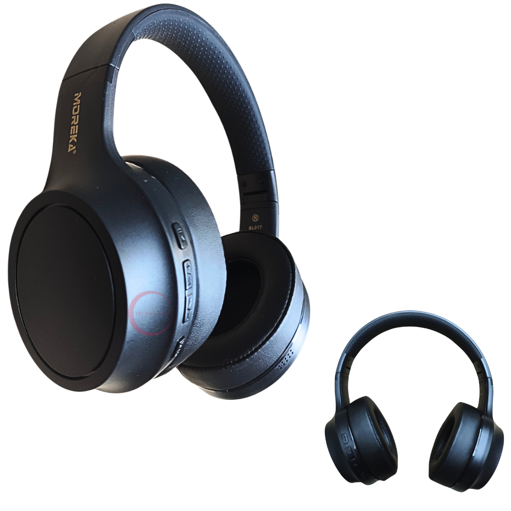 Audífonos Bluetooth 5.4 Moreka con Cancelación de Ruido y 19 Horas de Duración
