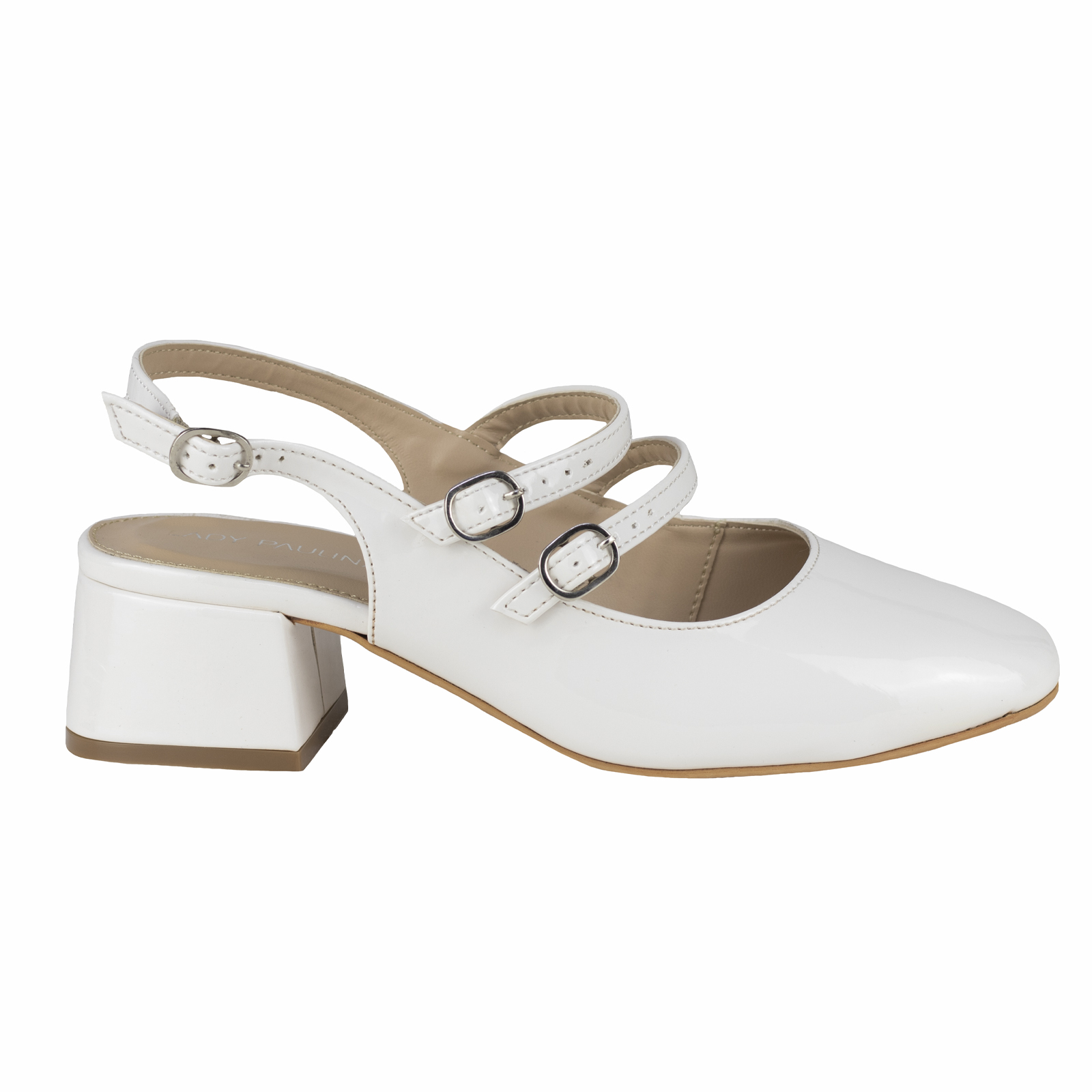 Zapato Mujer De Vestir Destalonado Lady Paulina 37701 Latte