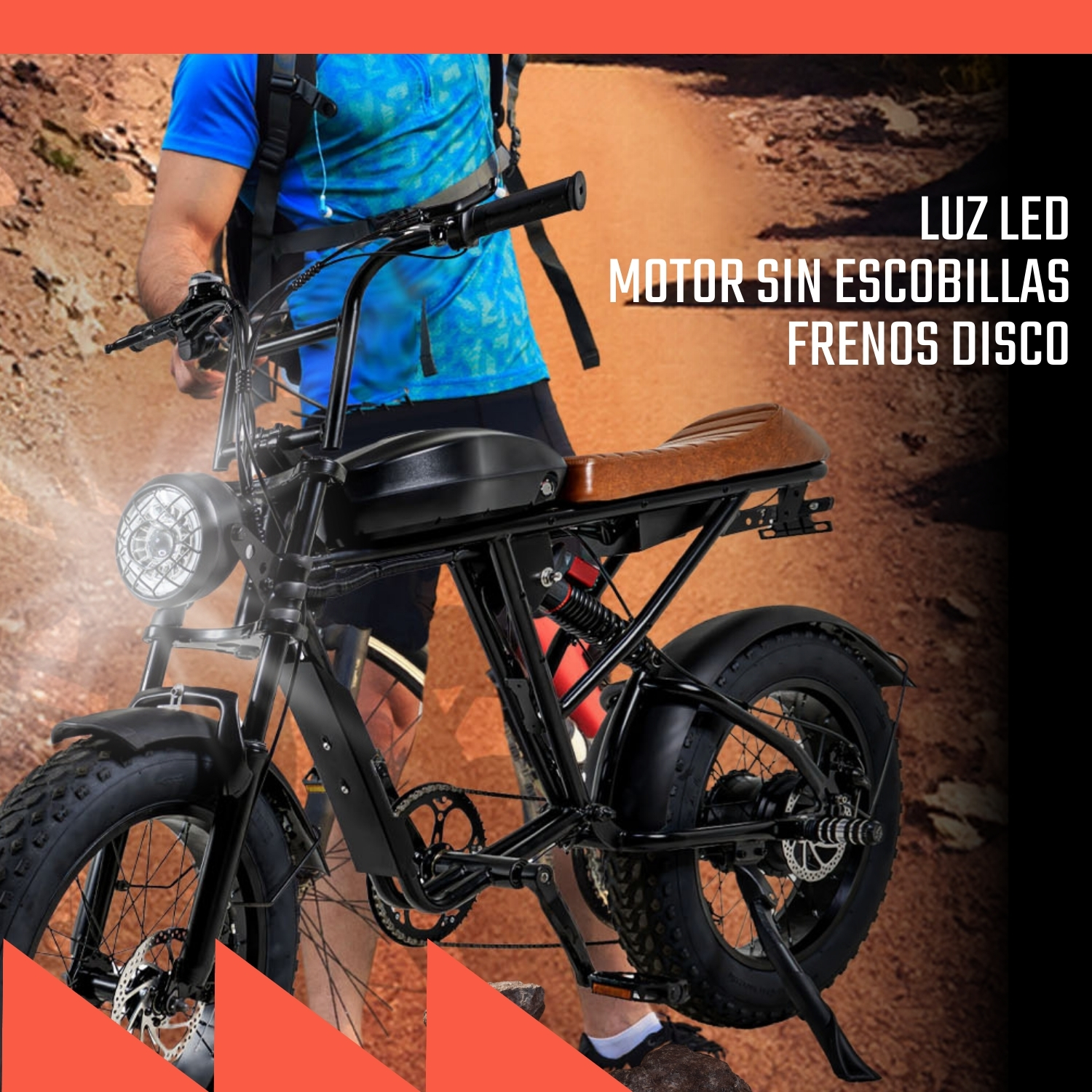 Bicicleta Electrica Montaña Adultos Pedal Asistido 7 Vel