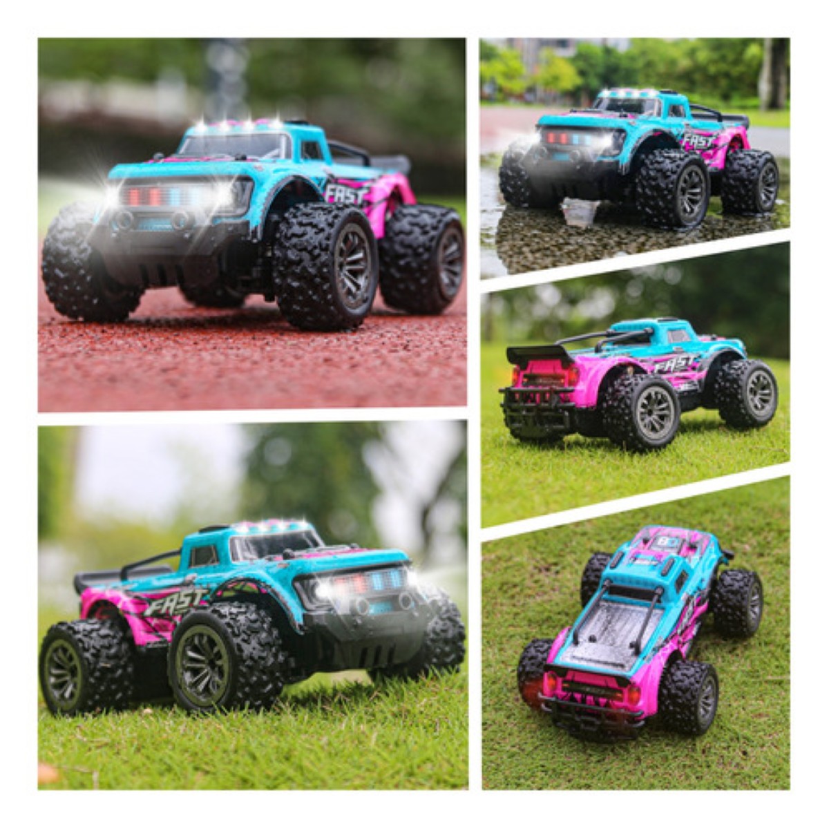 Carros Control Remoto Juguetes Rc Cars Regalos Para Niños CELESTE