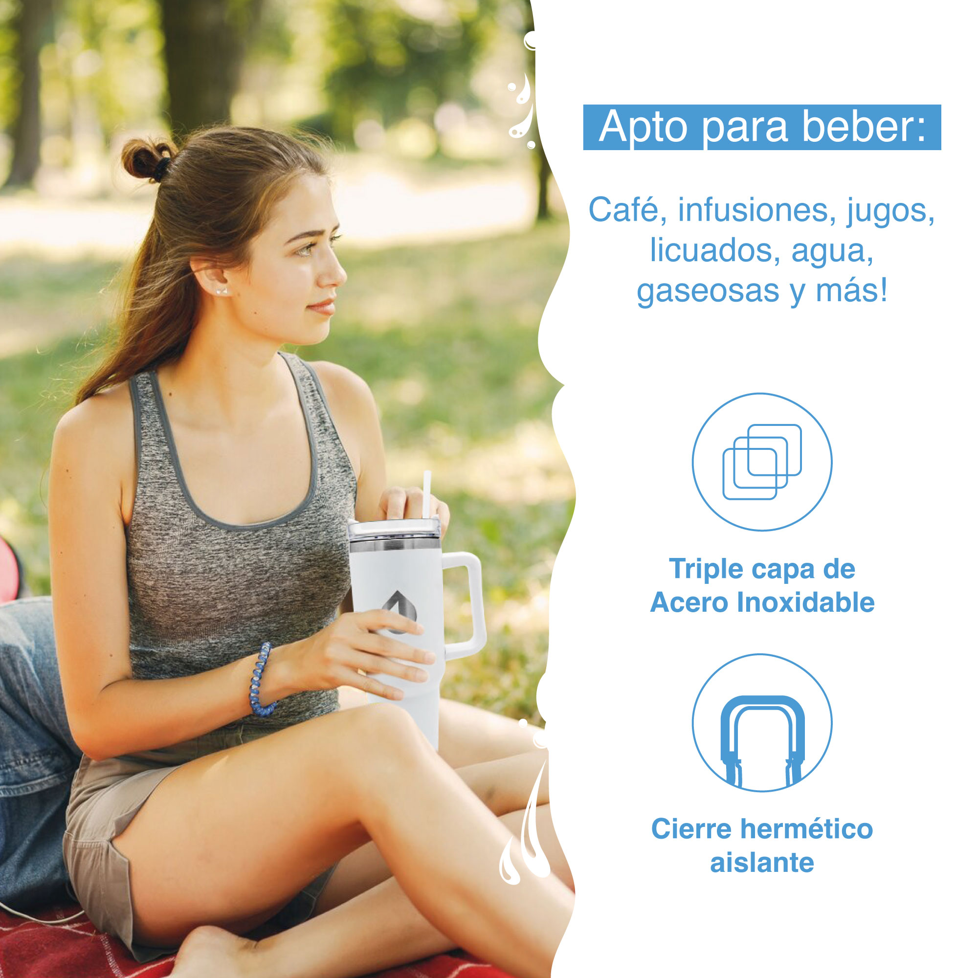 El termo filtro purificador de agua portátil y urbano 1.2 lts eco rosa