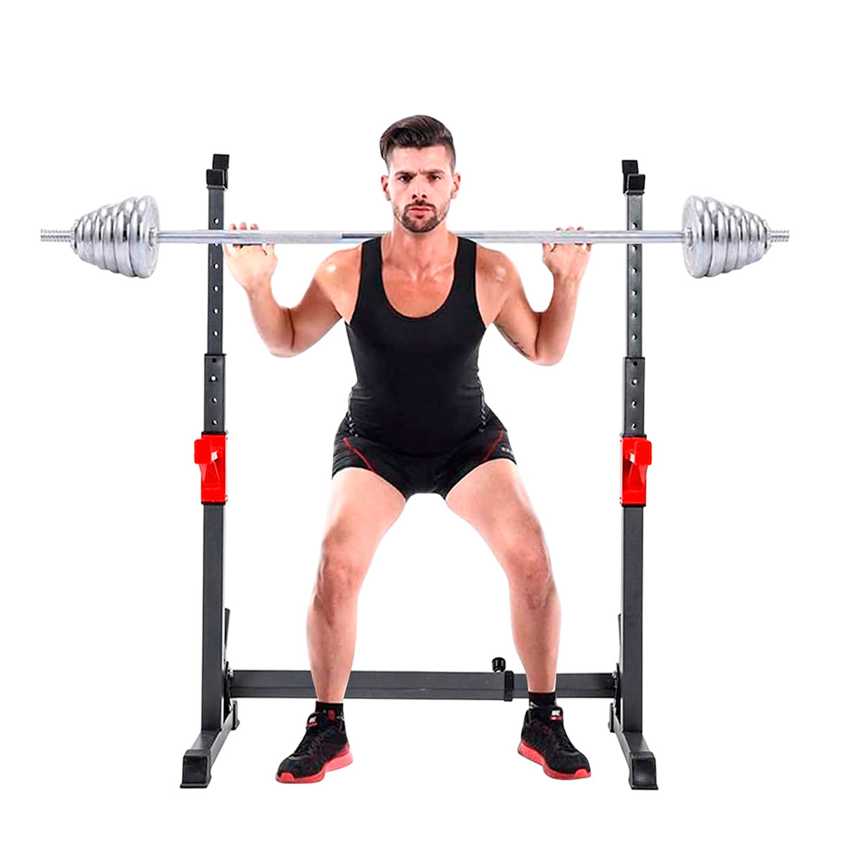 Soporte Para Pesas Ajustable para Sentadillas Multifuncional Bluelander 
