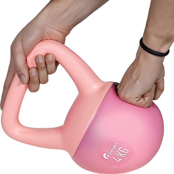 Set Kit Pesas Rusas Kettlebell 4 6 8 10 Kg Colores 4 Pz Centurfit