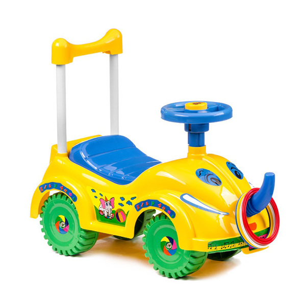 Montable Carrito MyToy Para Niños Elefante Amarillo