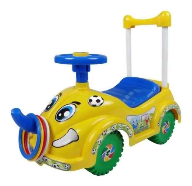 Montable Carrito MyToy Para Niños Elefante Amarillo
