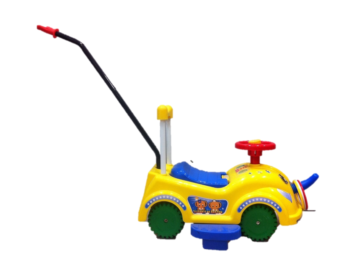Montable Carrito  Elefante con Baston MyToy 5528 Amarillo