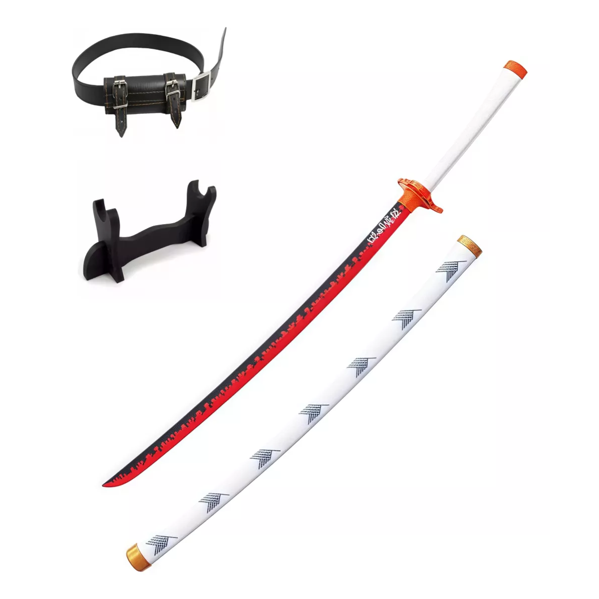 104cm Katana De Madera Demon Slayer Colección Kyojuro Rengoku