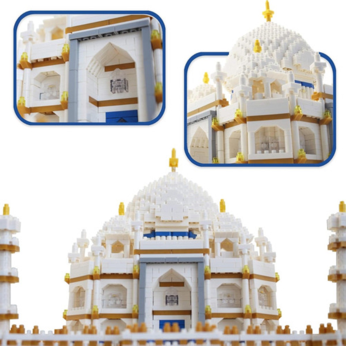 2669 Piezas Modelo De Construcción Mini Block BLANCO CAFE 