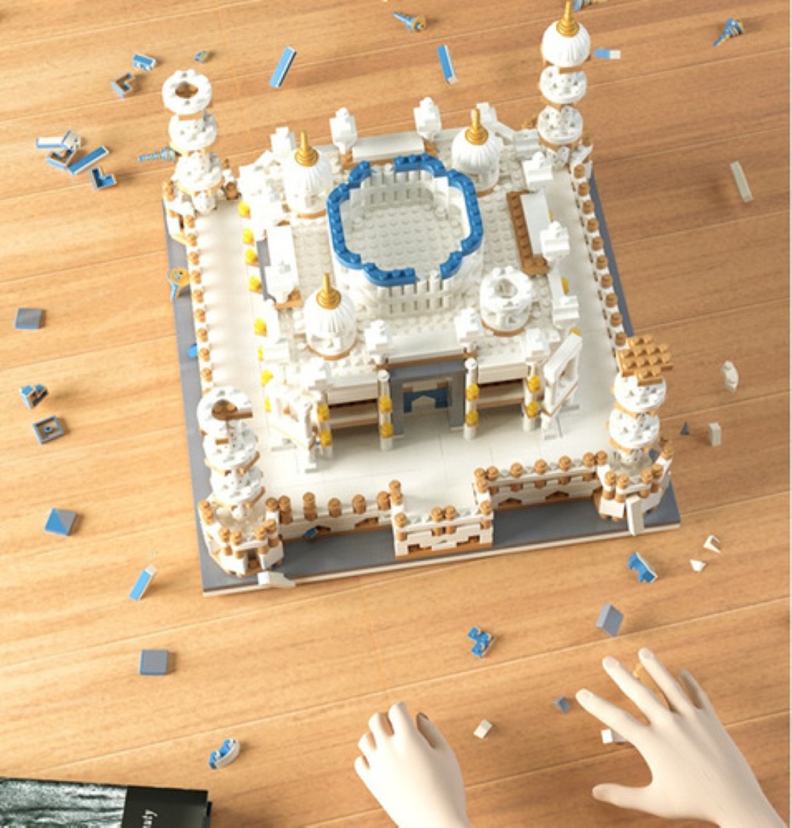2669 Piezas Modelo De Construcción Mini Block BLANCO CAFE 