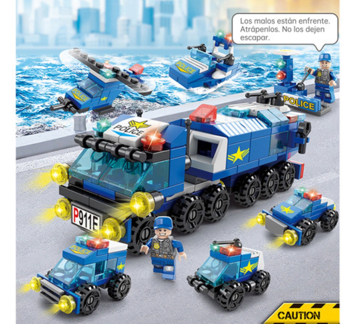 Juguetes De Bloques Construcción Juguete Kit 6en1,147piezas COLORES