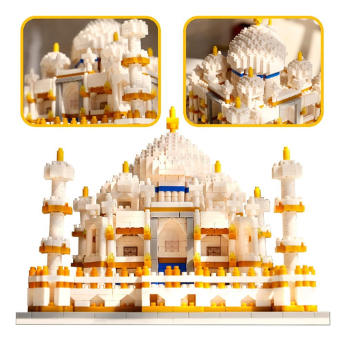 2669 Piezas Modelo De Construcción Mini Block BLANCO CAFE 